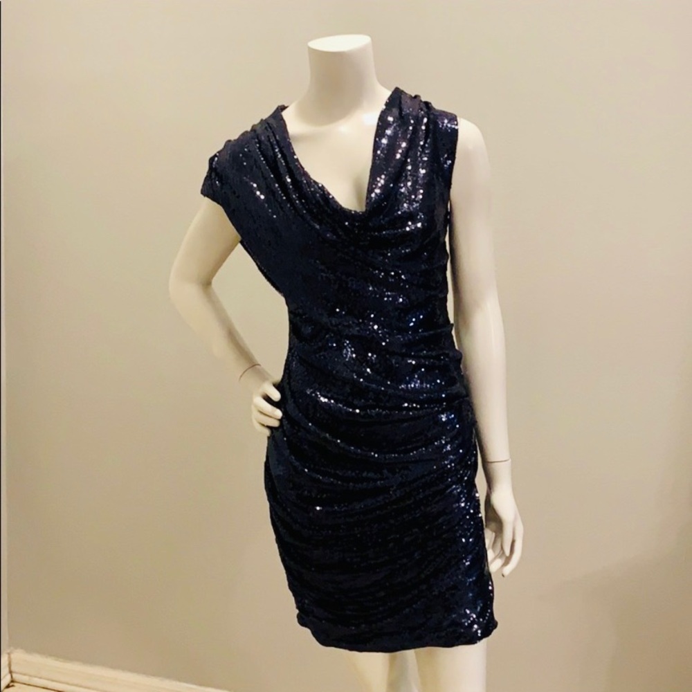 Alexander Wang blue sequin dress beautiful!!!!